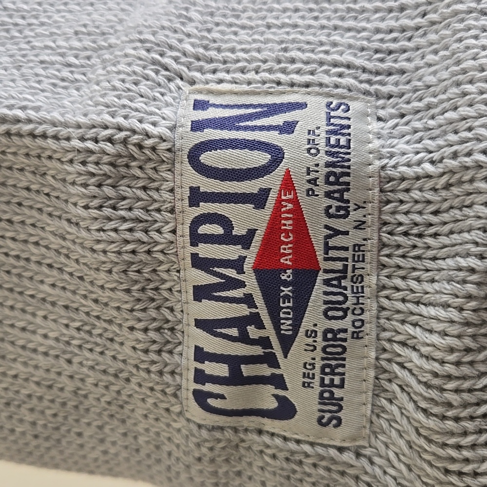 LIMITED EDITION Champion Shawl Sweater With Embroidery - Picture 11 of 14